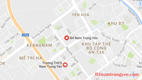 vị trí công trình ngay lập tức kề B4 nam trung yên - đơn giảnCĐTbất động sảnkhách hàngĐXMBBelleville Hà Nội